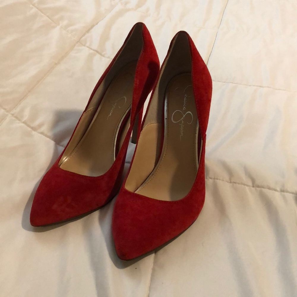 Red Heels Jessica Simpson